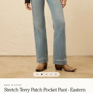 Faherty Light Blue Flare Jeans